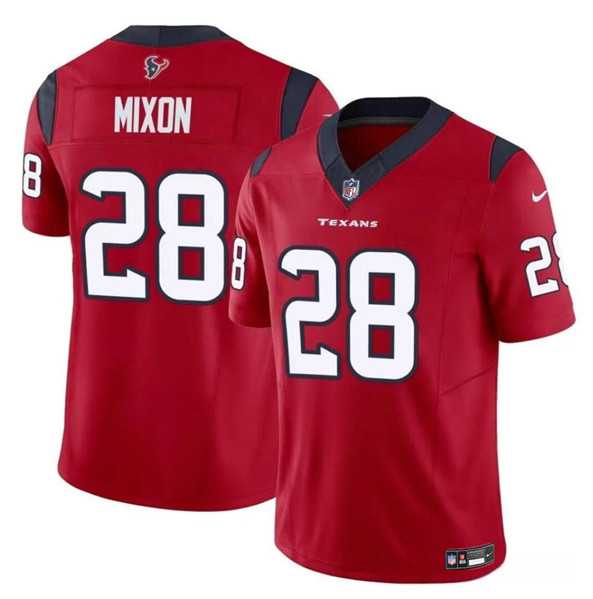 Youth Houston Texans #28 Joe Mixon Red 2024 F.U.S.E. Vapor Untouchable Limited Stitched Jersey Dzhi